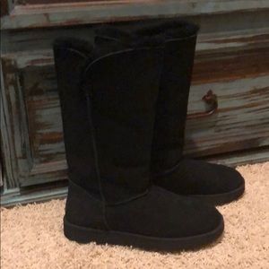 UGG Classic Tall Boots, black, EUC